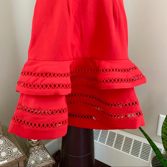 🆕 KEEPSAKE, Halter Key Hole Mini Tier Hem Dress - Picture 4 of 8